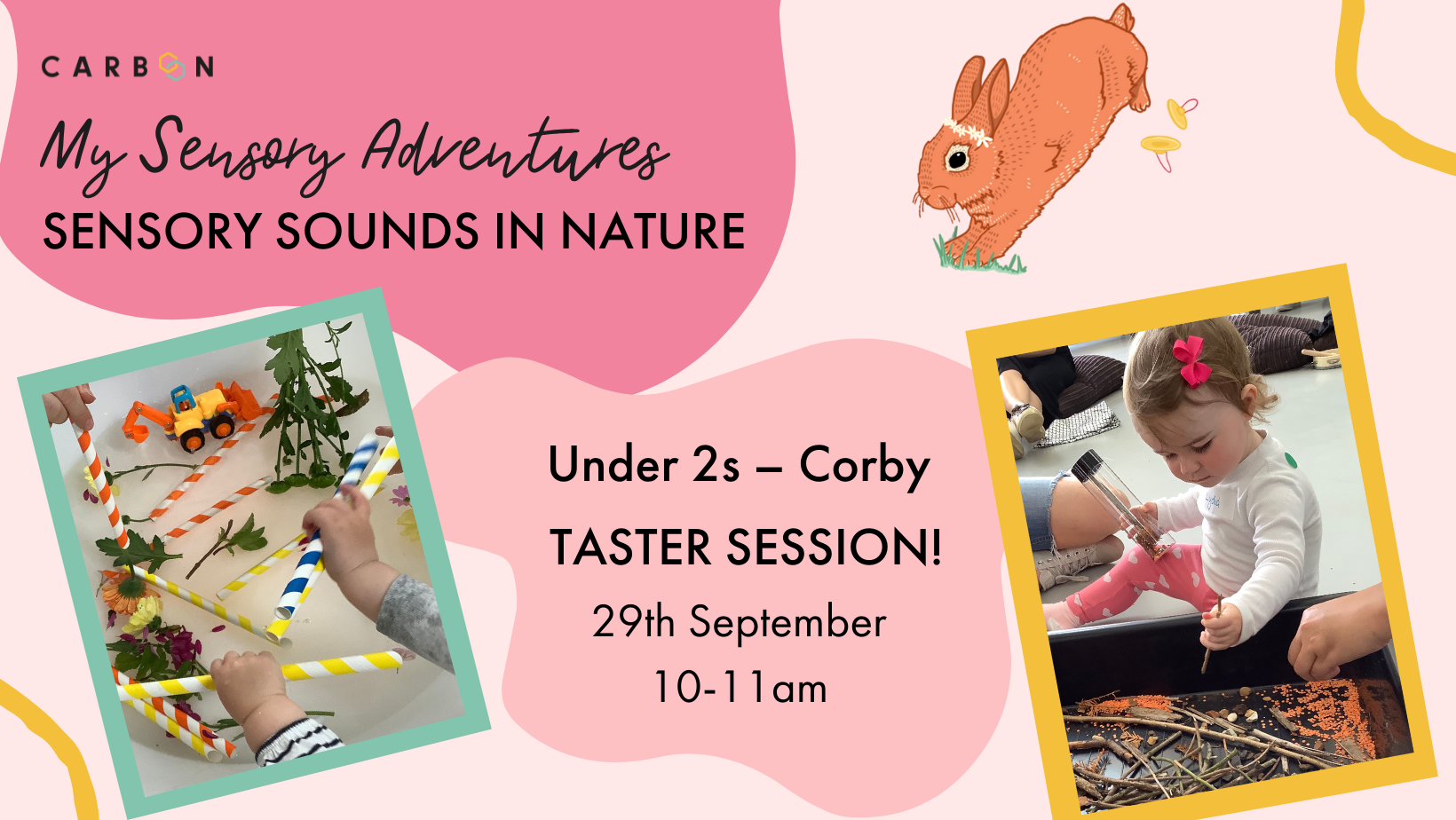 Under 2s Sensory Sounds in Nature: taster session (Corby)