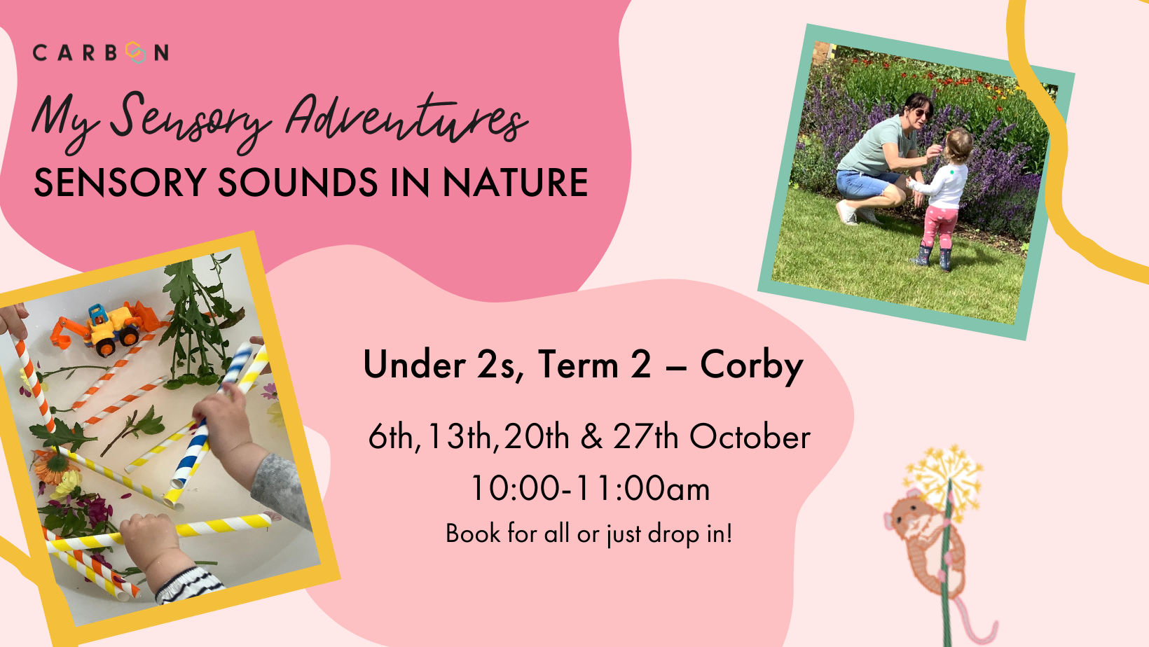 Under 2s Sensory Sounds in Nature: Autumn Term (Corby)