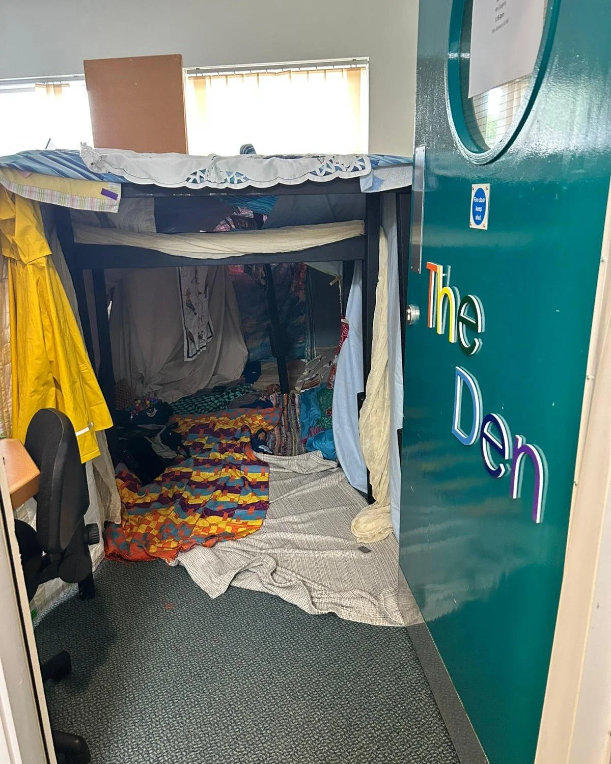 Cub has been touring schools since January with the immersive storytelling den and has just two weeks left of sharing it's environmental story with schoolchildren. Cub is an audio sensory experience where children are invited to immerse in the story 