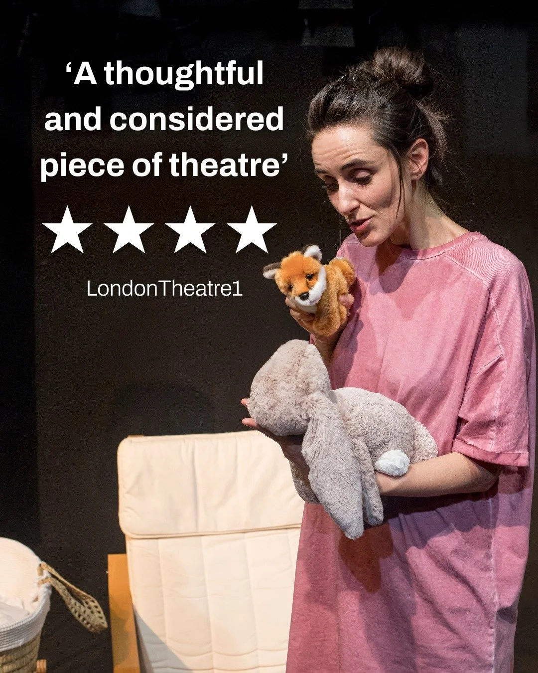 Not long now before we welcome you to join us at @parktheatrelondon 🦊

If you are being accompanied by a tiny human - here is some more info on our parent &amp; baby performances:
These performances are specifically for grown ups to bring along thei