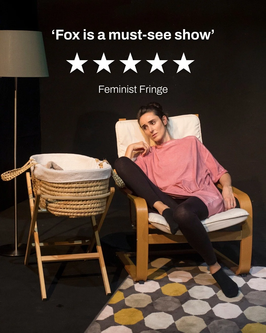 Our ⭐️⭐️⭐️⭐️⭐️ show is back for a limited 2-week run at @parktheatrelondon &amp; we'd love to share it with you!

Fox by Katie Louisa Morgan is a brutally honest and insightful exploration of new motherhood in an increasingly isolating society. A sha