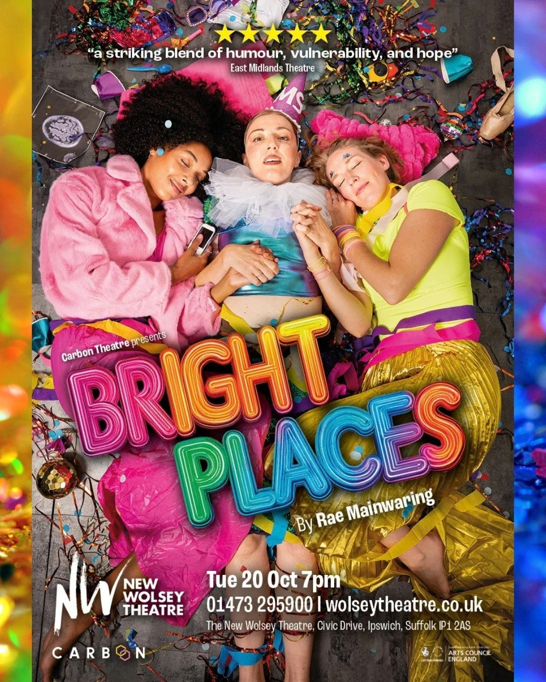 IPSWICH, we're here! 🎉

@bright_places_stageplay tonight at @newwolsey Theatre.

🎟️ Last chance to book. Link is in the bio.