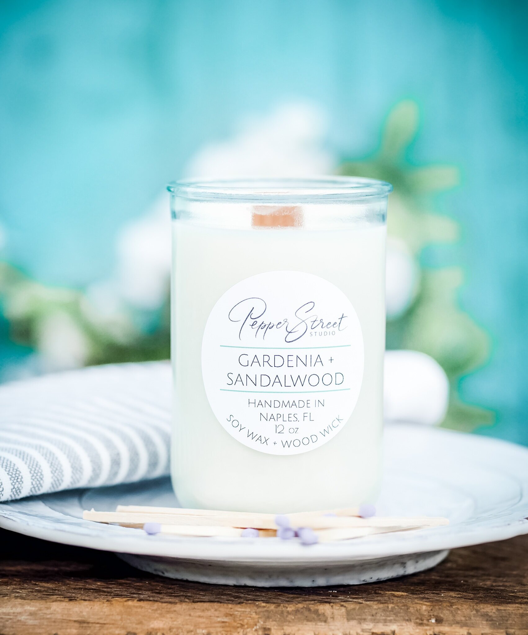 Gardenia + Sandalwood Candle