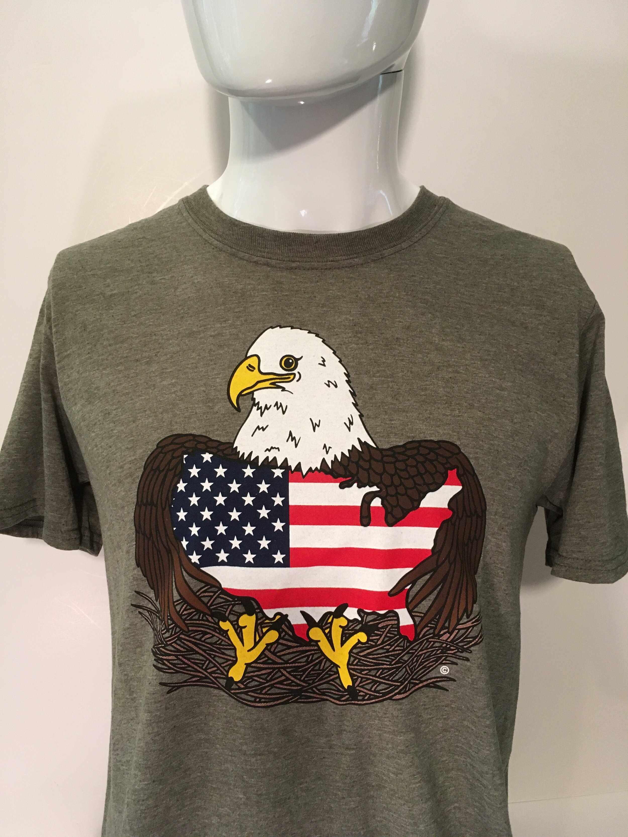 American Flag Eagle- Love You America