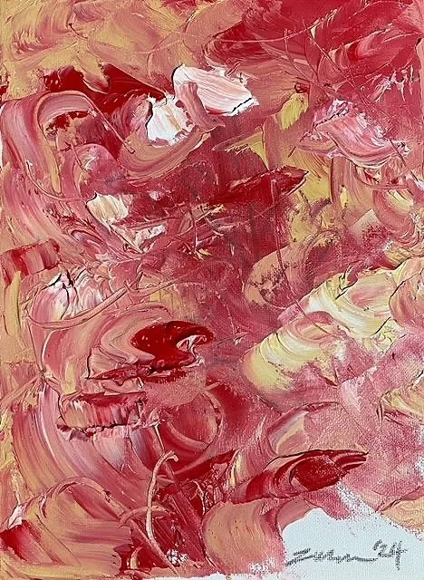 Get Out There I, 2024. Oil on canvas (9” x 12”).