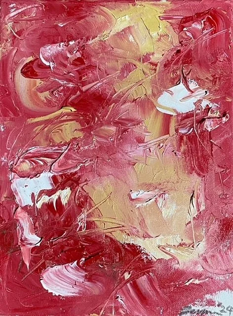 Get Out There II, 2024. Oil on canvas (9” x 12”).