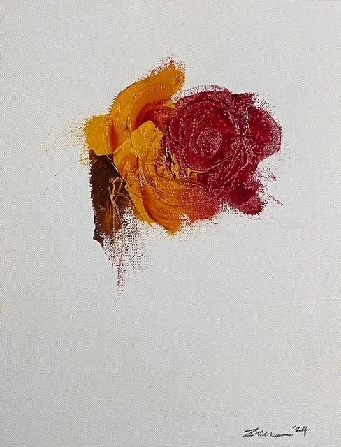 Bloom I, 2024. Oil on canvas (11” x 14”).