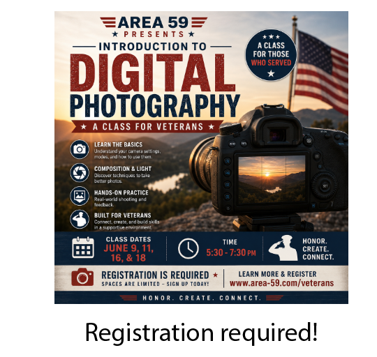 Introduction to Digital Photography (Veterans Session)