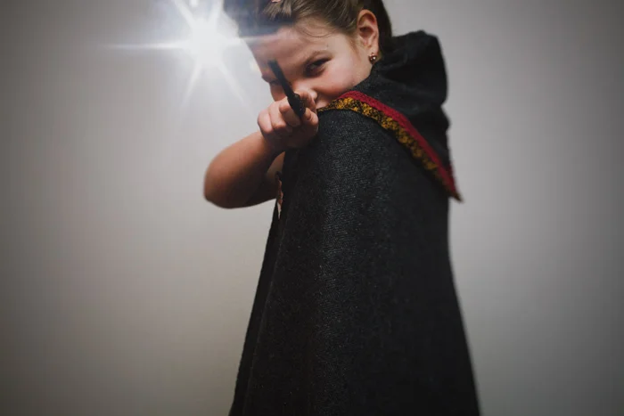 Easy Harry Potter Robe with Faux Hood (DIY tutorial)