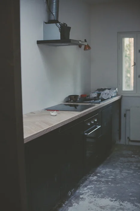 Remontin ensimmäinen vaihe kuvina