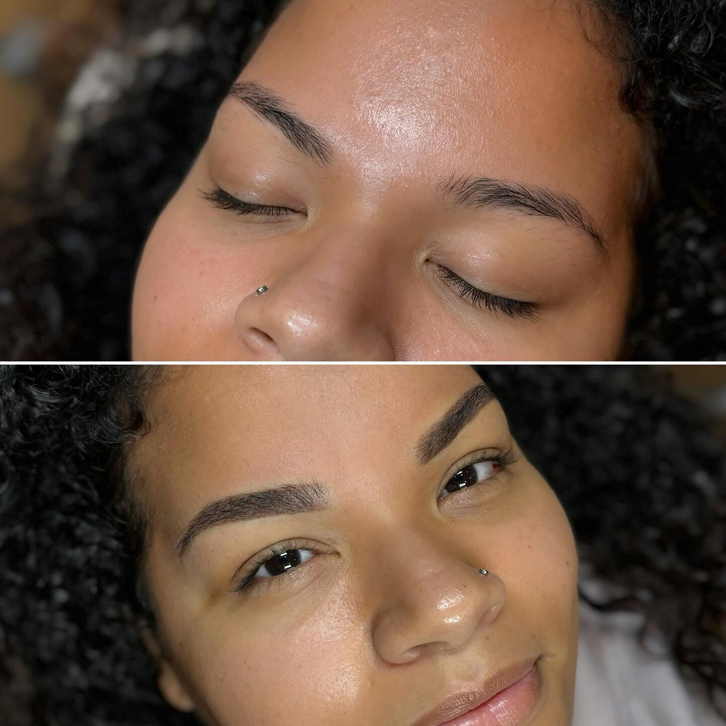 Ombr&eacute; powder brow before and after! Schedule your appointment today to have perfect brows in time for the holidays. Visit www.cascadia-ink.com. 

#seattlebrows #puyallupwa #puyallupsalon #tacomatattoo #tacomabrows