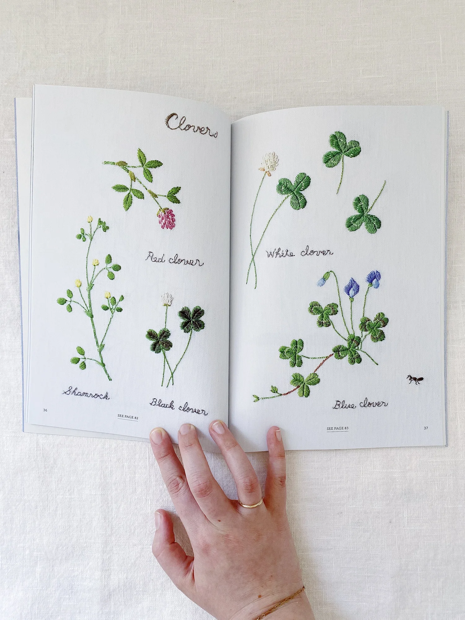 Embroidered Garden Flowers — Judith & Lily