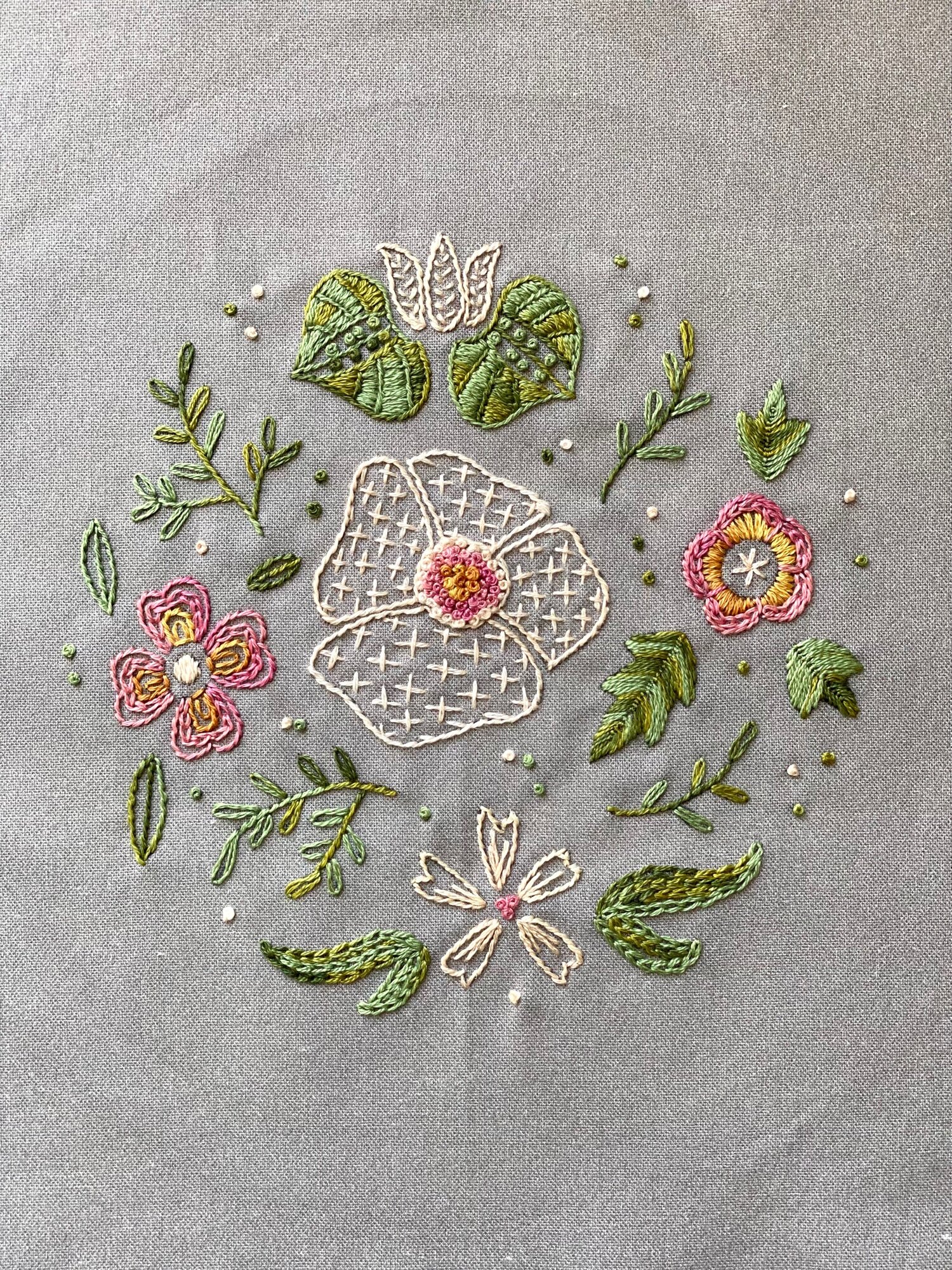 Meadow Flowers Embroidery Kit — Judith & Lily