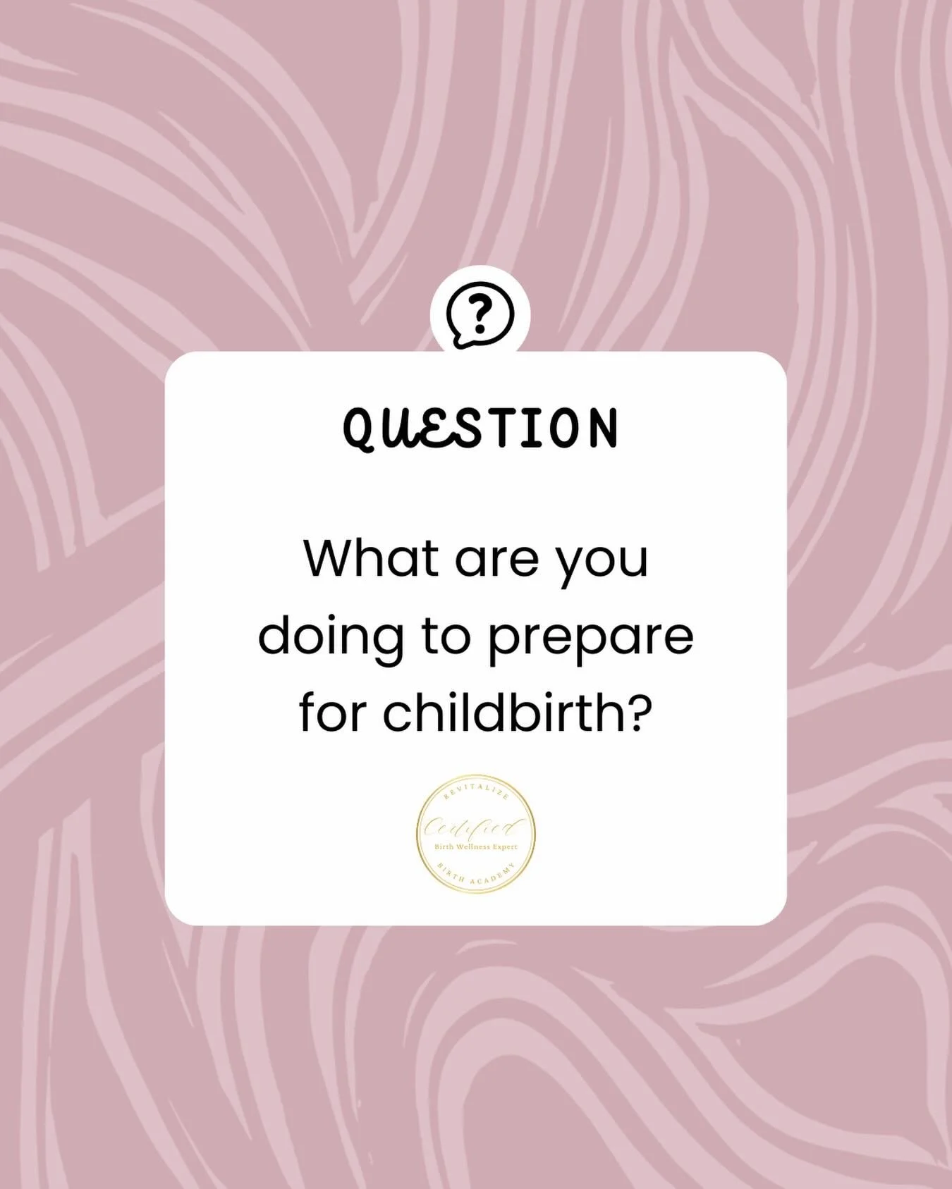 There is so much to do to help prep for baby. But most of the prep is for things *after* the baby is here, and yes these things are important, but what I would gently suggest is just as important is also preparing yourself physically and mentally for