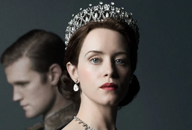 Wearing 'The Crown' at Tredyffrin Library