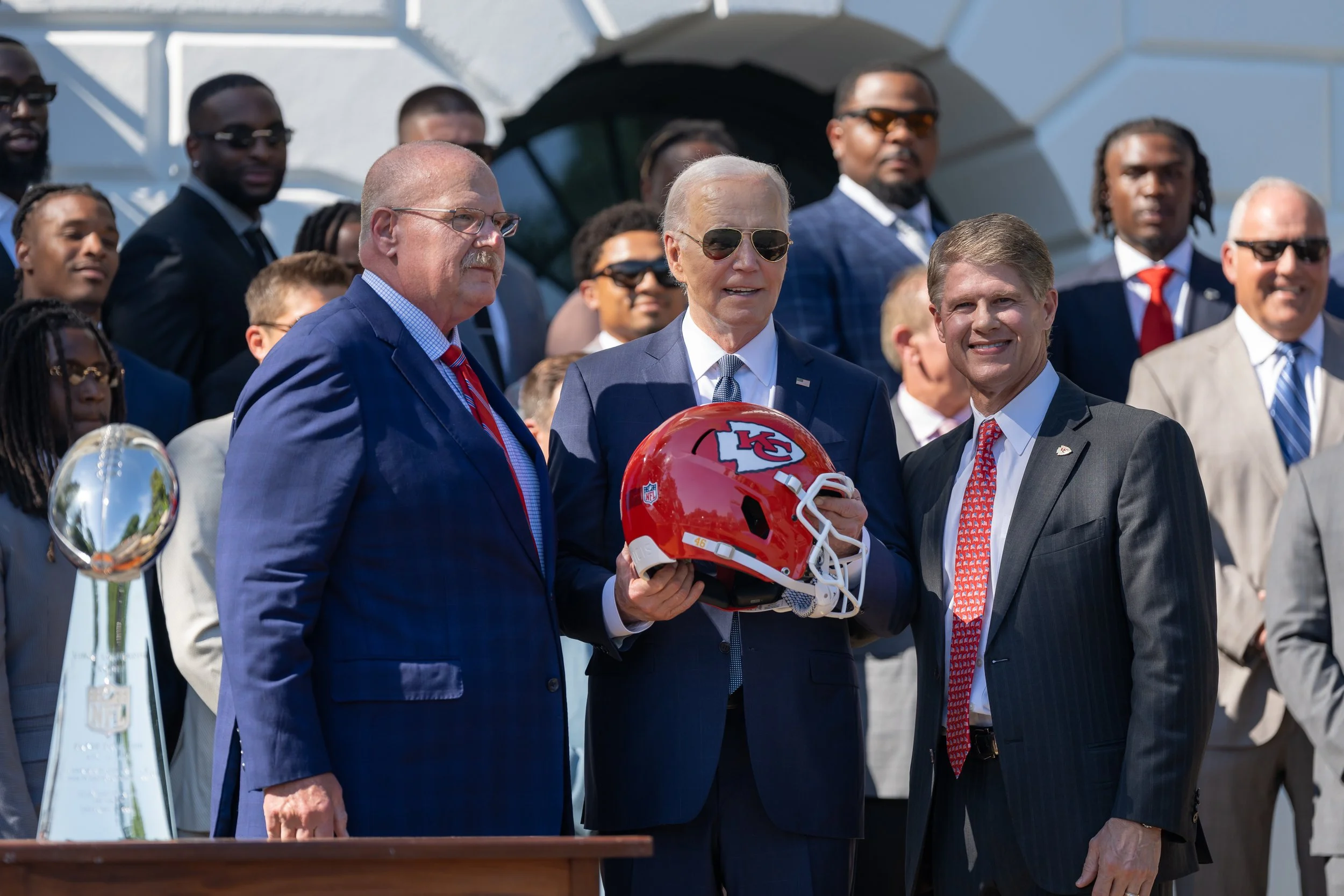 Back-to-back Super Bowl Champions visit the White House