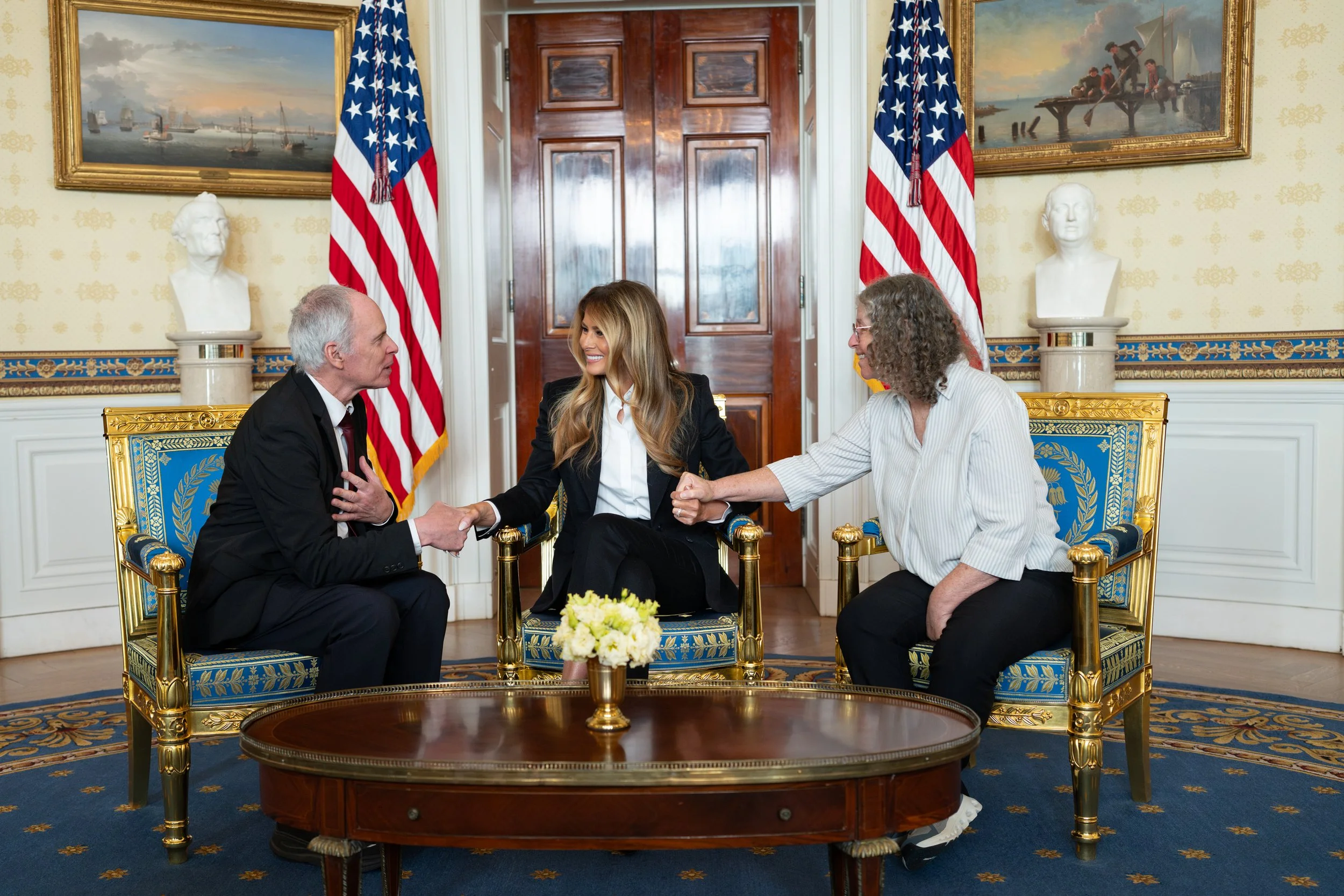 First Lady Melania Trump Meets With Freed Israeli Hostage 