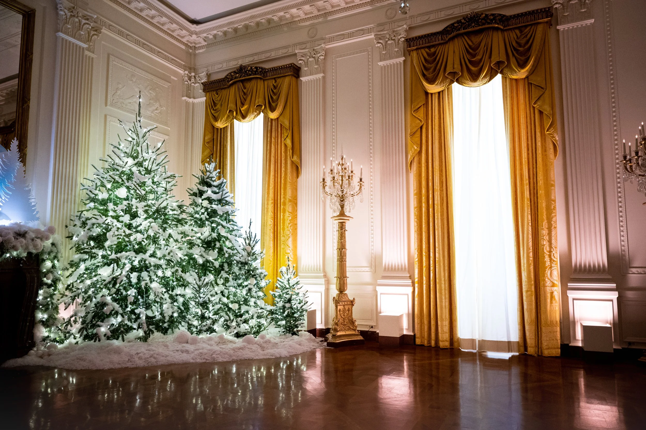 First Lady Jill Biden Unveils 2022 White House Holiday Decorations