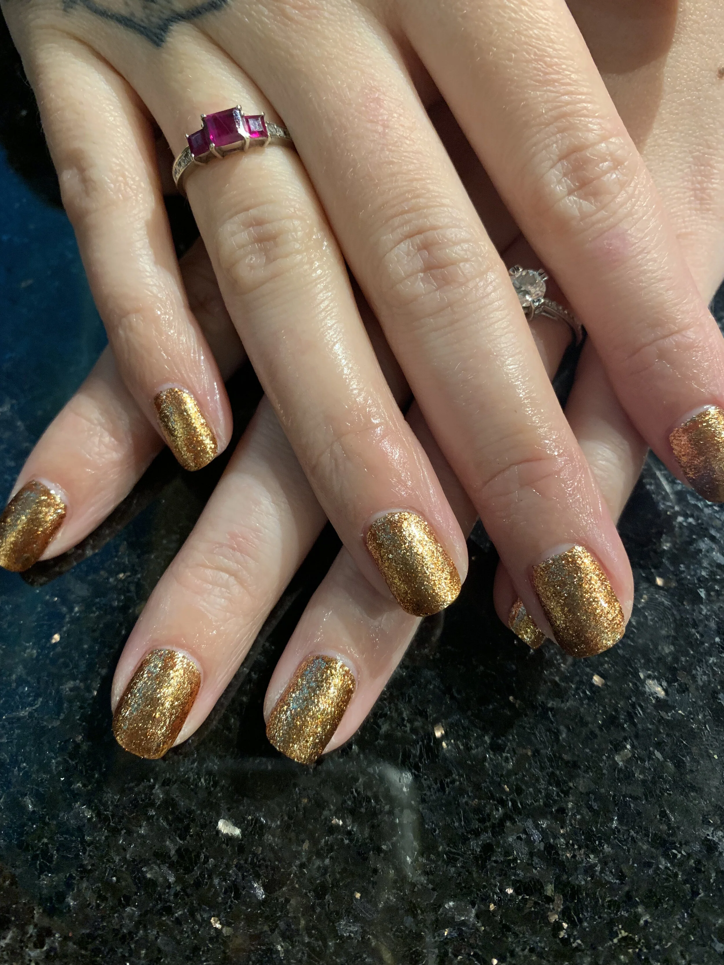 Gold Nails