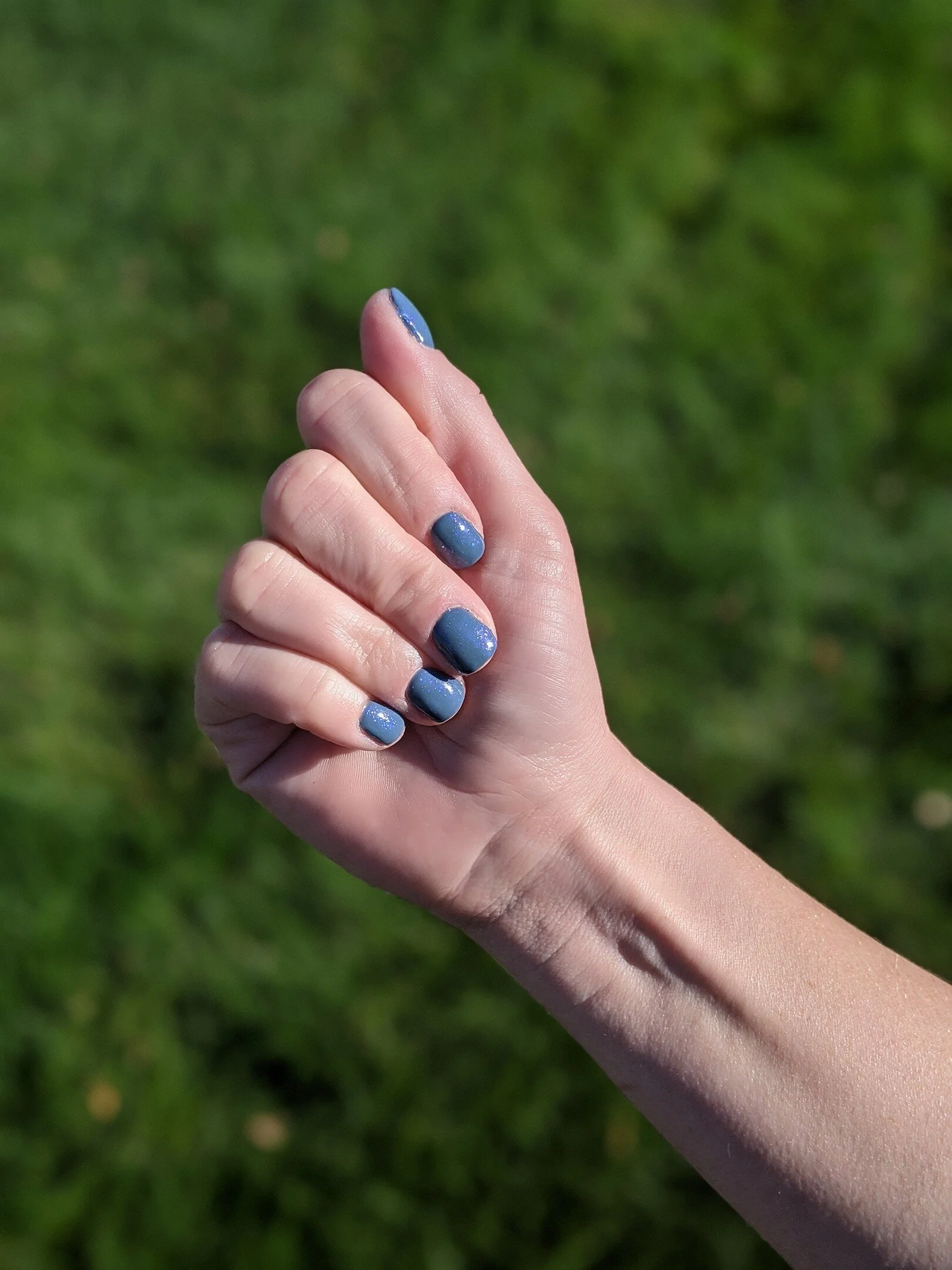 Blue Nails