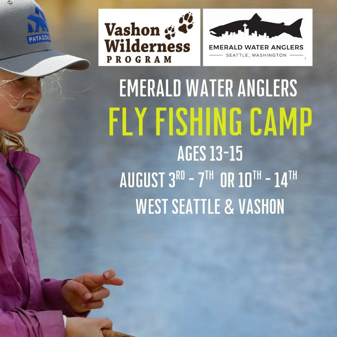 New summer camps are live! 🌲
We&rsquo;re thrilled to offer a brand-new Fly Fishing Camp with @emeraldwateranglerswa 🎣
Come explore, learn, and get delightfully muddy with VWP this summer. 
Visit our website to register!