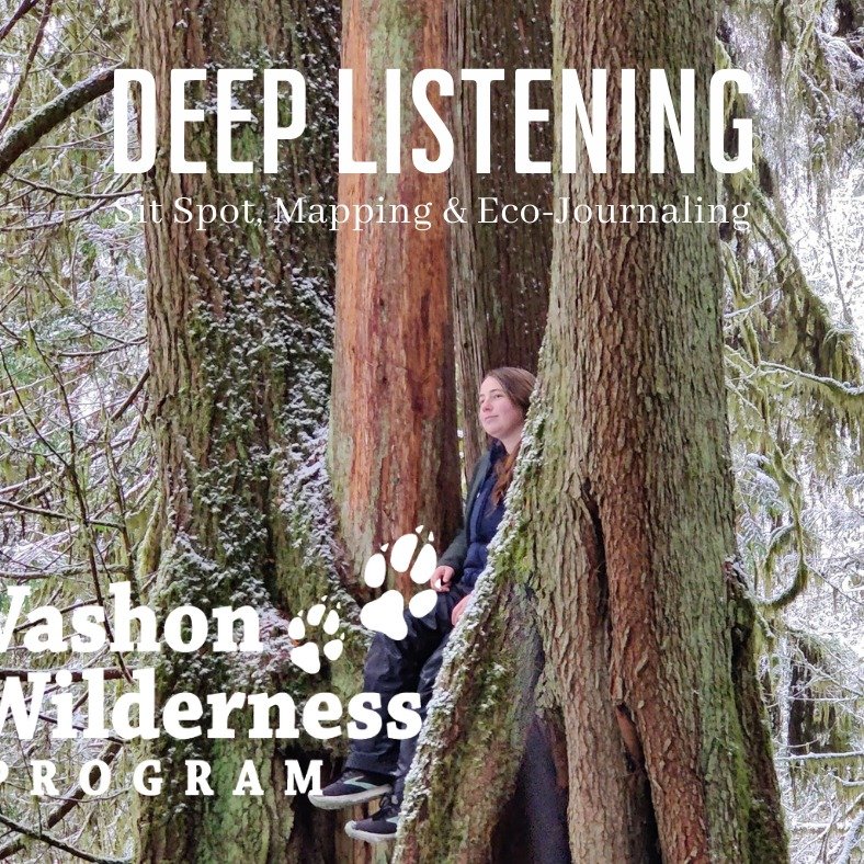 🌿 Deep Listening: Sit Spot, Mapping &amp; Eco-Journaling 🌿
📅 Sunday, March 8th, 2026 | 10am&ndash;3:30pm
📍 Vashon Island
 Ages 18+

Feeling stretched thin or craving more quiet in your life?

Spend a restorative day outdoors learning the practice