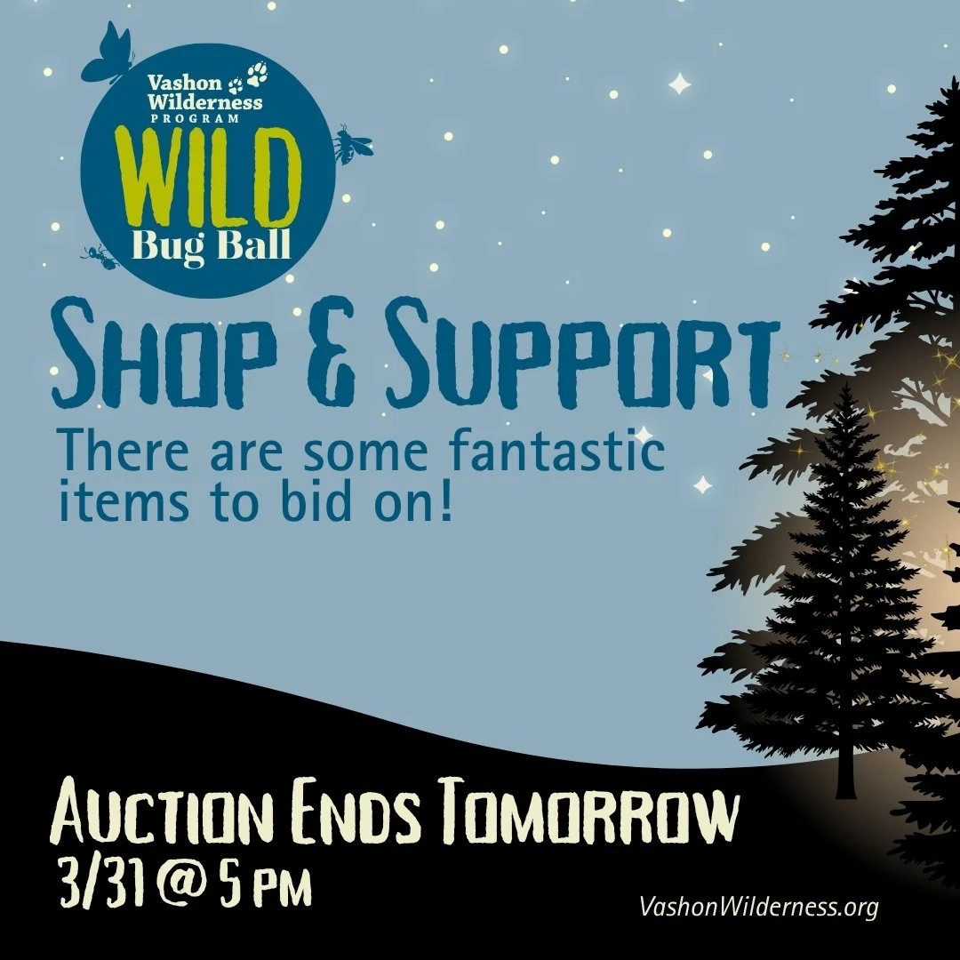⏳ Last chance! Our Wild Auction closes tomorrow at 5 PM, don&rsquo;t miss your shot at incredible items and unforgettable experiences. Every bid supports a great cause! Scholarships and access for youth nature connection! 🌿💚

Place your bids now be