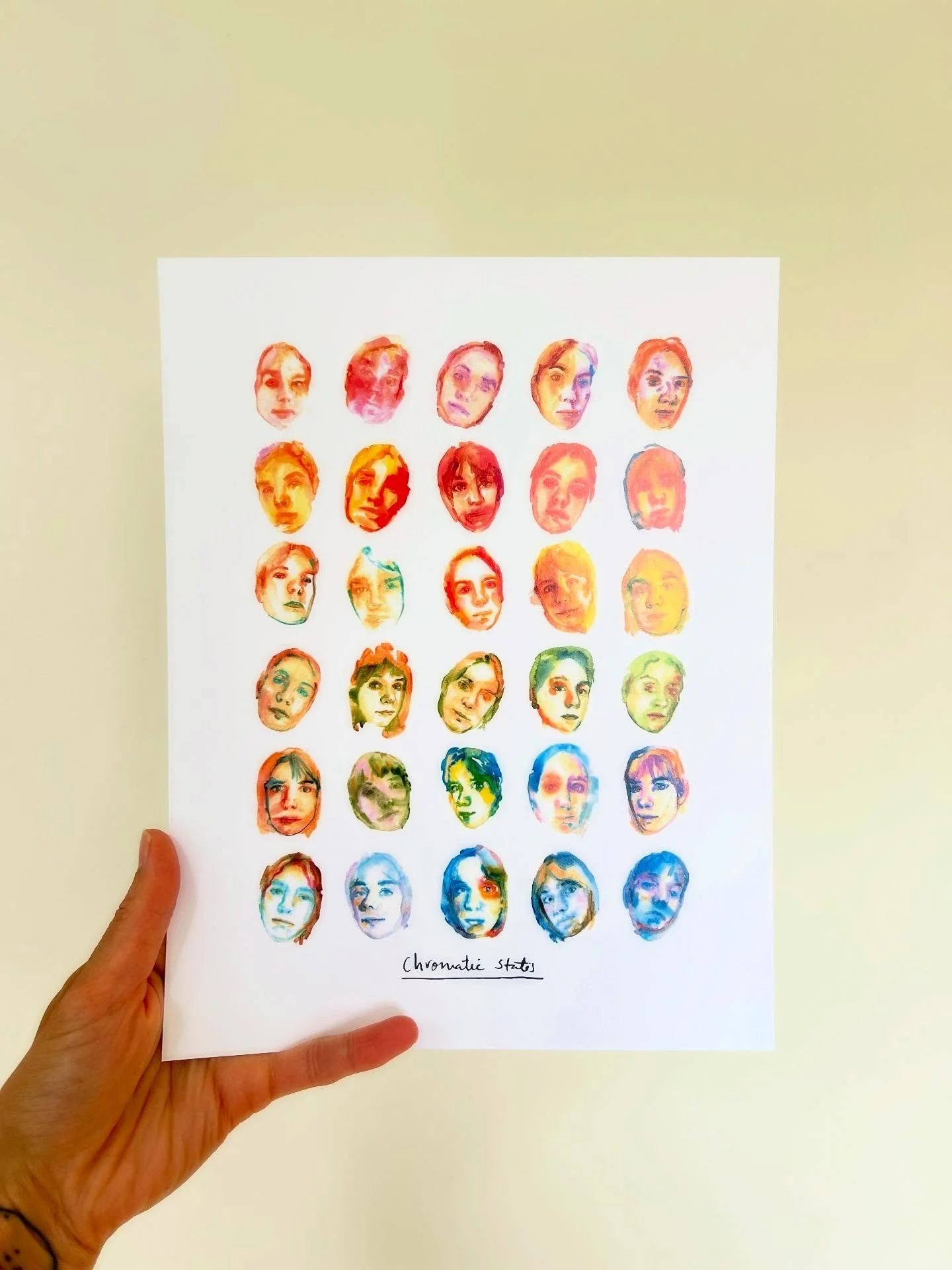 Print available!

I created this collage featuring a selection of portraits from my Chromatic States series, and it&rsquo;s now available as an 8.5x11&rdquo; print on cardstock. You can grab one for $30 tonight at the opening at The Craig Gallery, or