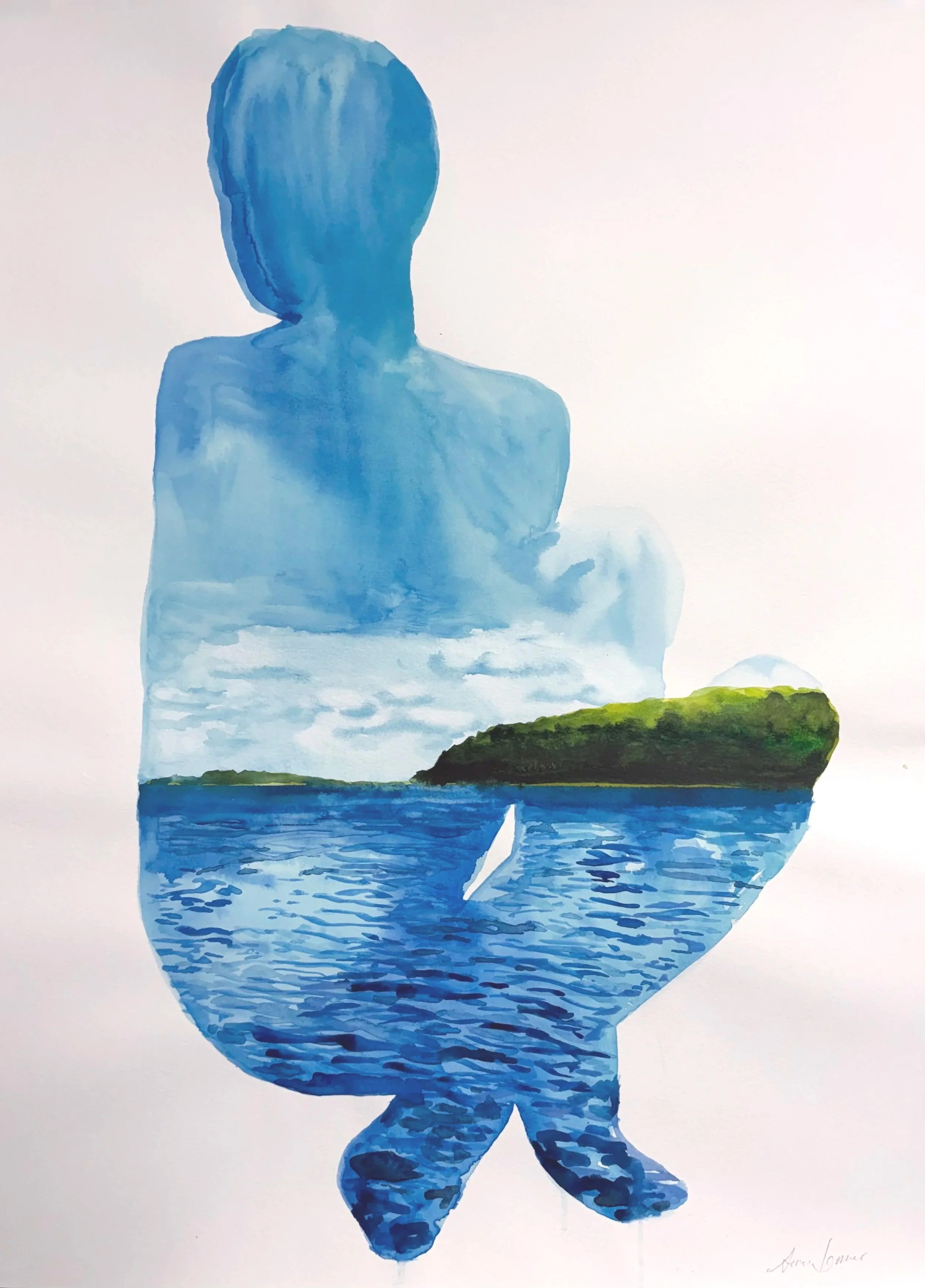 Body Landscape (Lake scene) 