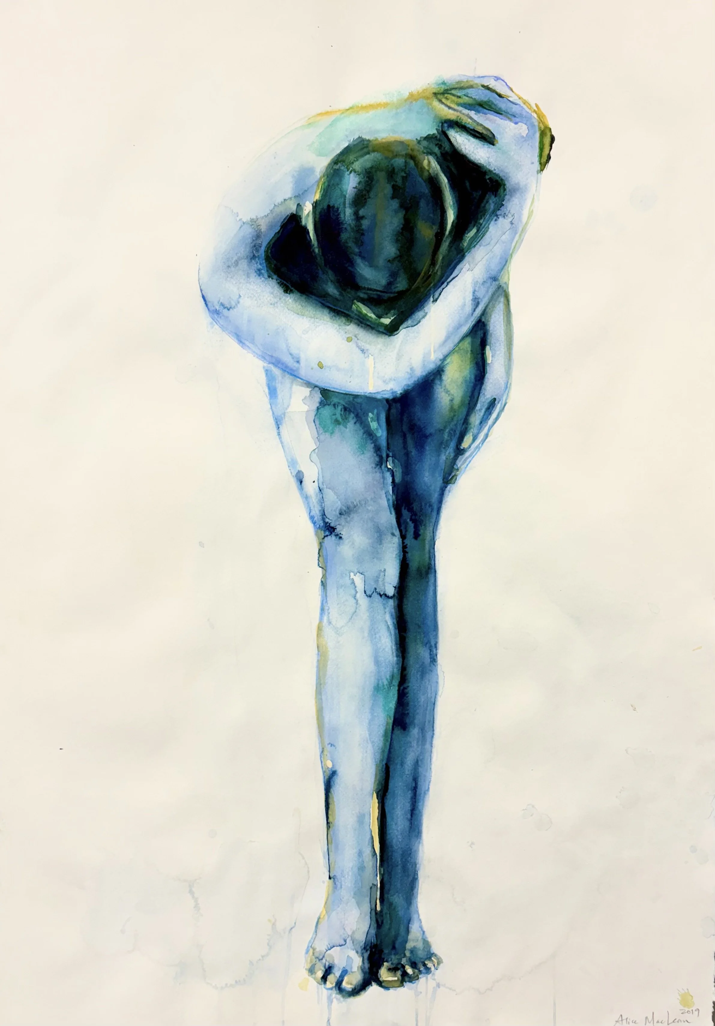 Crouching Figure (green)