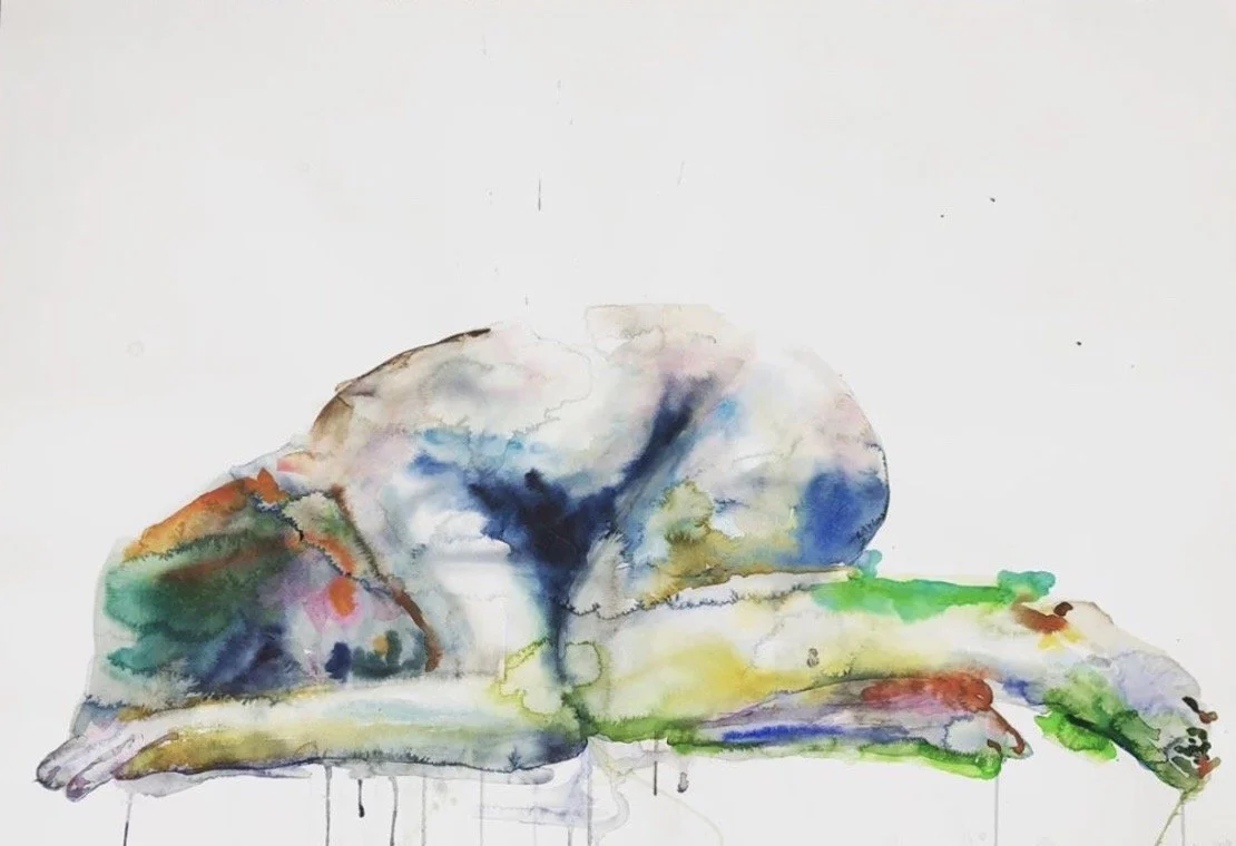  Watercolour on paper, 2018  25 x 38 inch 