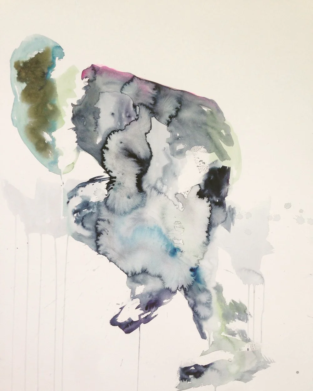  Watercolour on paper, 2016 25 x 38 inch 