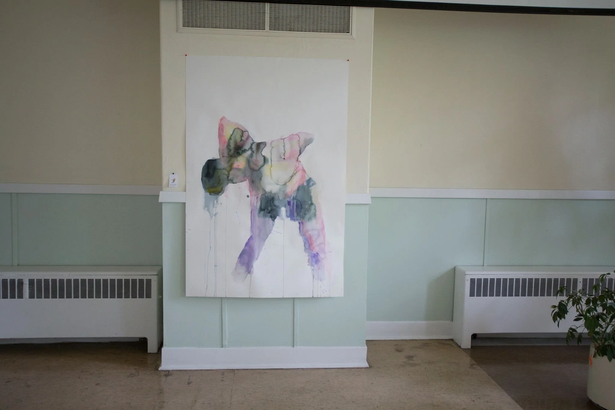  Watercolour on paper, 2016 48 x 60 inch 