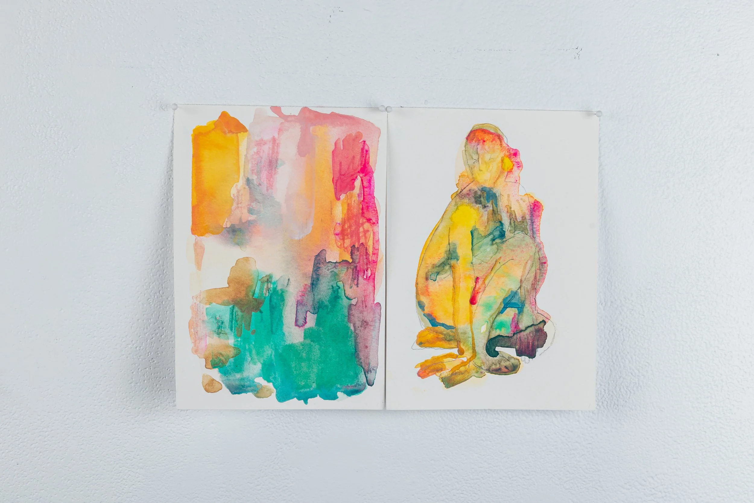 Chromatic Variations: Colour as Subject Diptych No.2