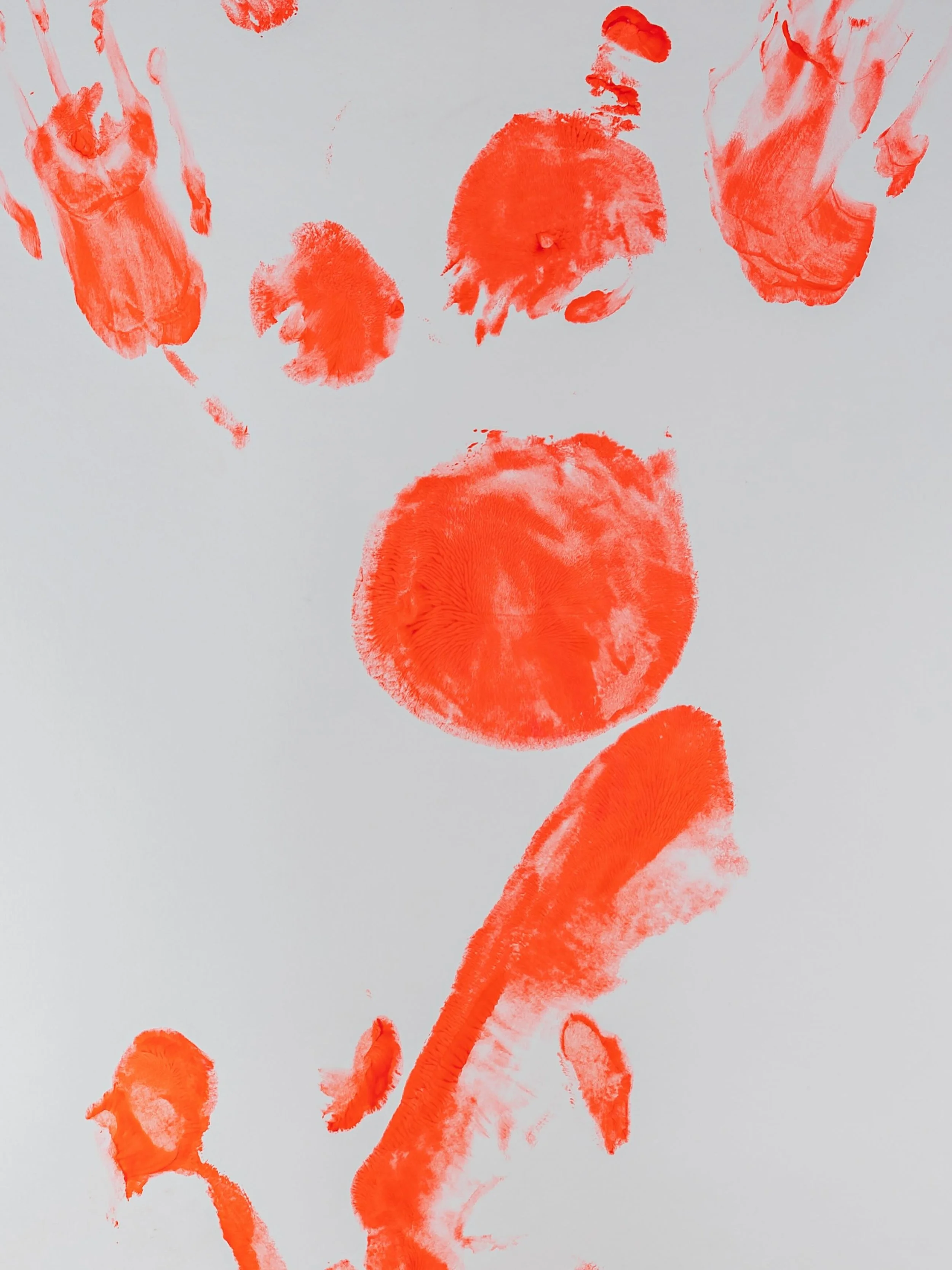 These body prints were created the night before I gave birth to my son in 2021.

During pregnancy, we were diagnosed with Vasa Previa, a rare condition requiring a planned c-section. As a way of preparing myself &mdash; and reclaiming some agency ove