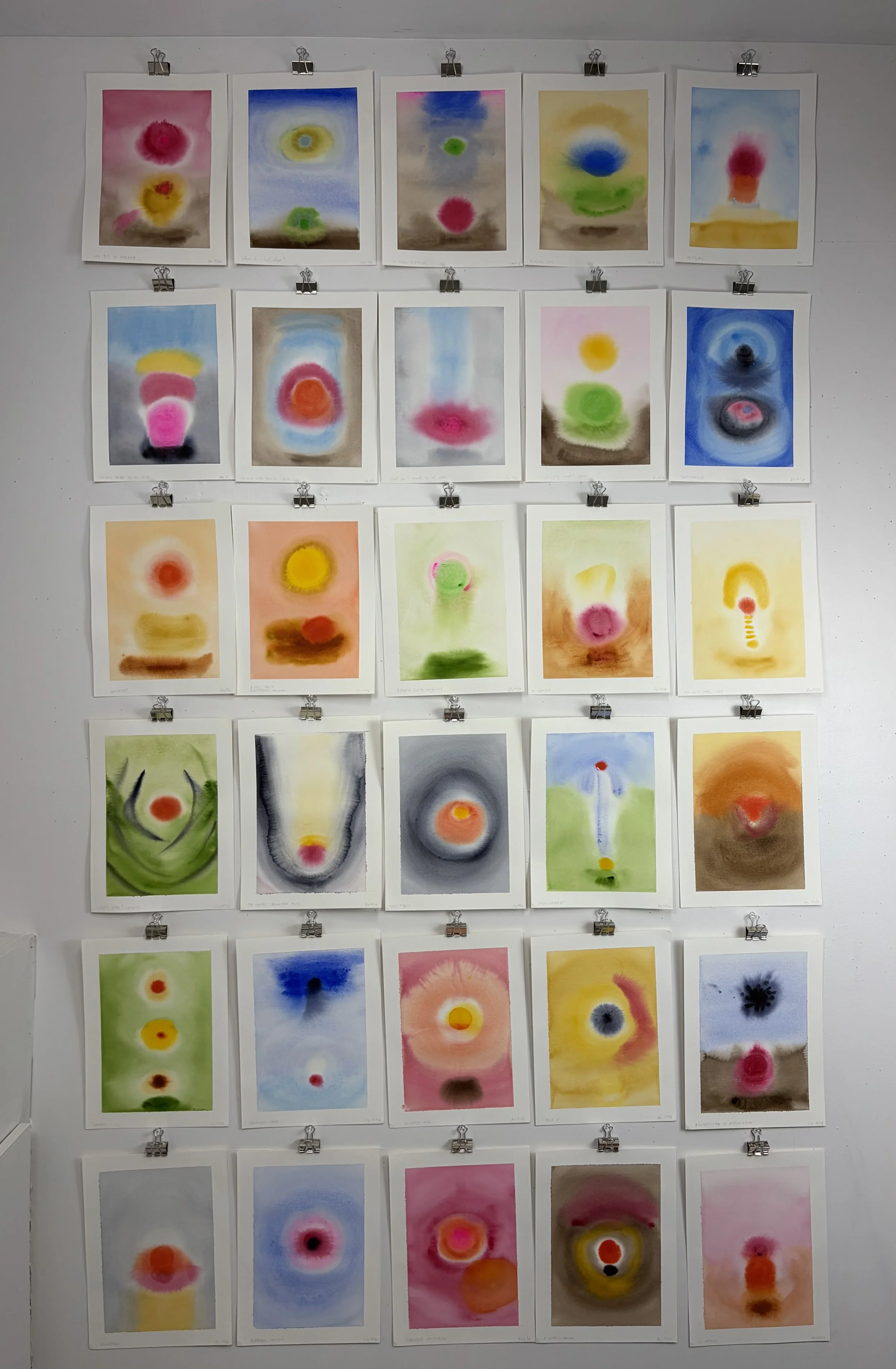 Watercolour on paper  9 × 12 inch / each 