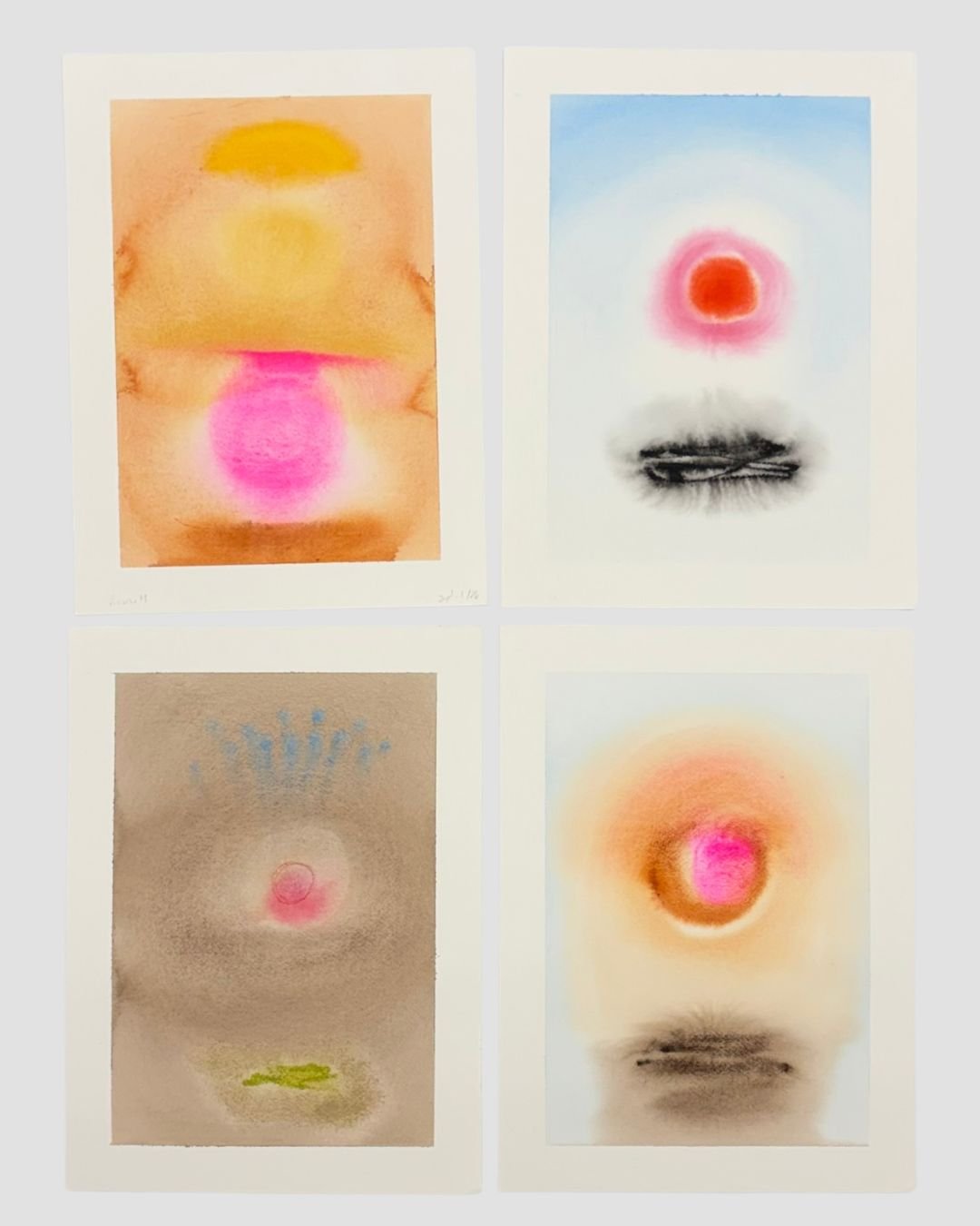  Watercolour on paper  9 × 12 inch / each 