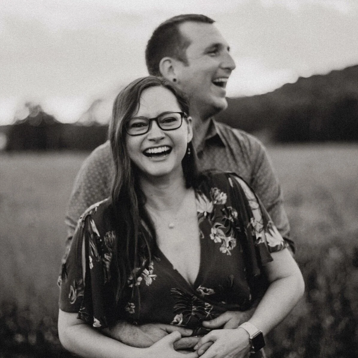 Warm Sunset Engagement