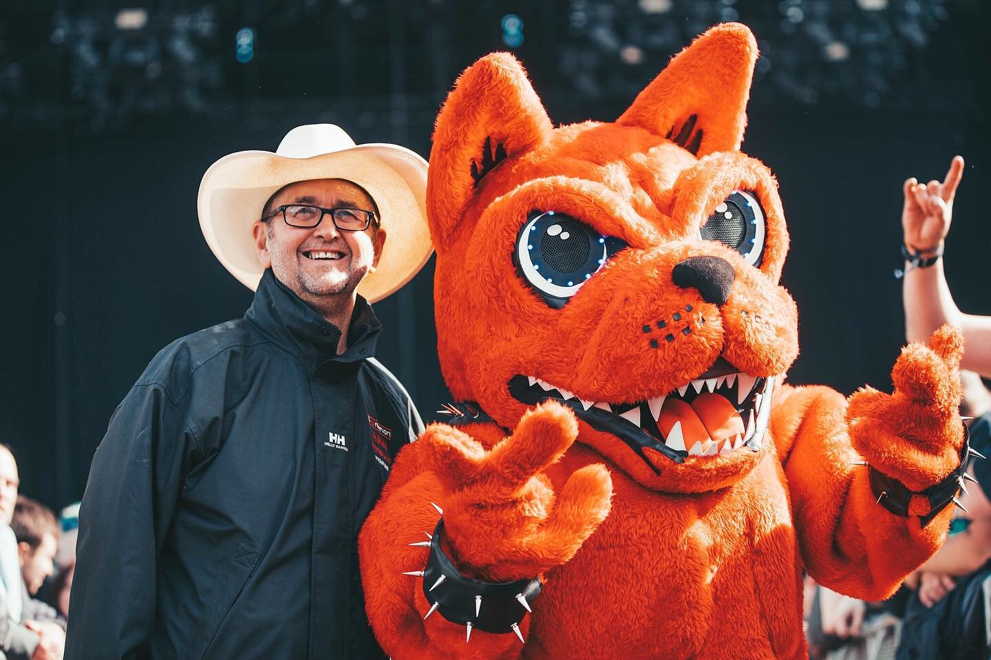 When asked by @downloadfest for a top highlight for their Photographers feature, I said the Download Dog Walk from seeing people&rsquo;s reactions to seeing &ldquo;The Dog&rdquo; in real life 🐶 Great fun following round and loooots of fan selfies! ?