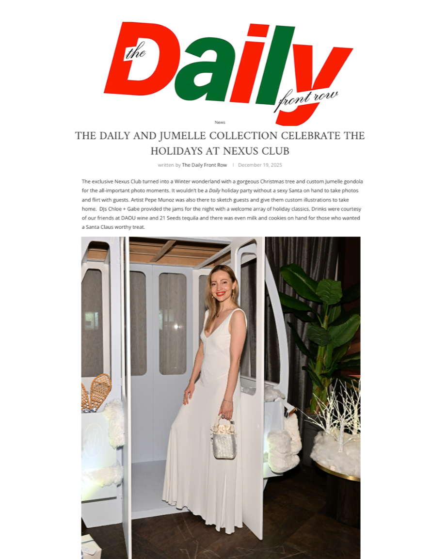 The Daily and Jumelle Collection Celebrate The Holidays at Nexus Club
