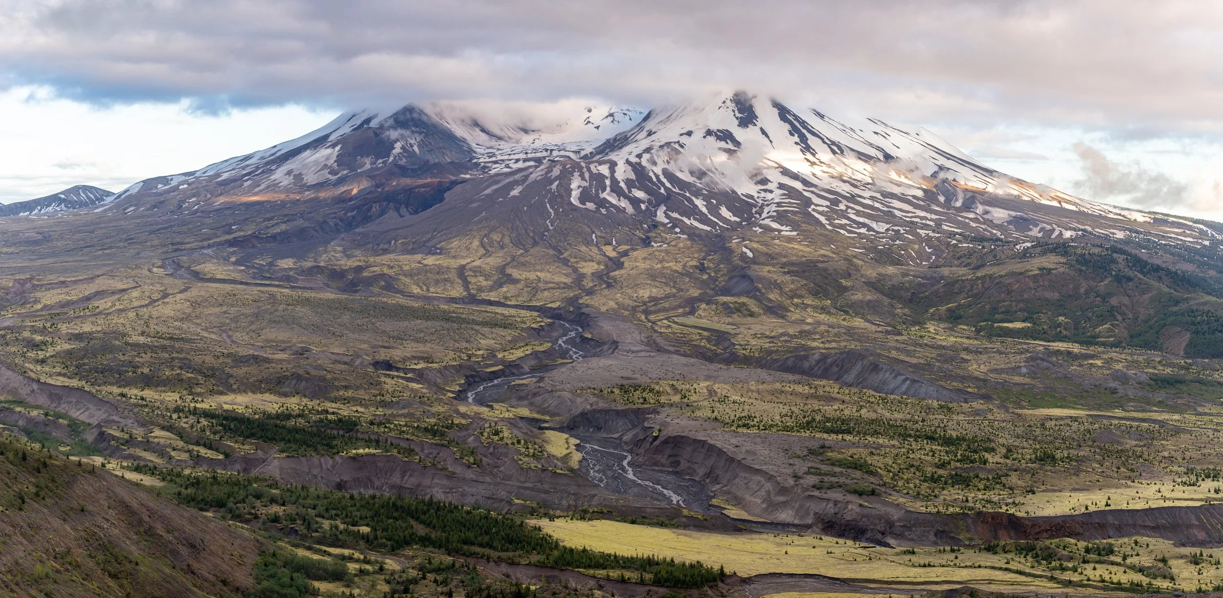 The last time you could see Mount St. Helens from the Johnston Observatory in Southwestern Washington was before the landslide. 