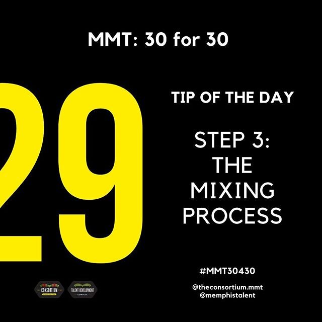 Day 29: 
BALANCING FADERS &ndash; which is done so that no instrument sounds too loud or soft in relation to the others.
+
PANNING &ndash; which gives each instrument it&rsquo;s own space in the stereo-image, much like each musician has his own space