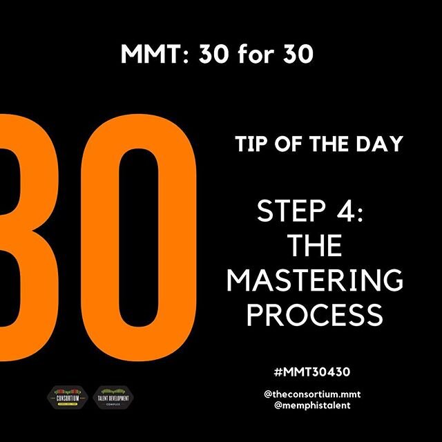 Day 30: 
MAXIMIZING LOUDNESS &ndash; do this through further compression and limiting, so the average signal level over time is as high as possible, without sacrificing too much dynamics.
+
BALANCING FREQUENCIES &ndash; through further EQ and a proce