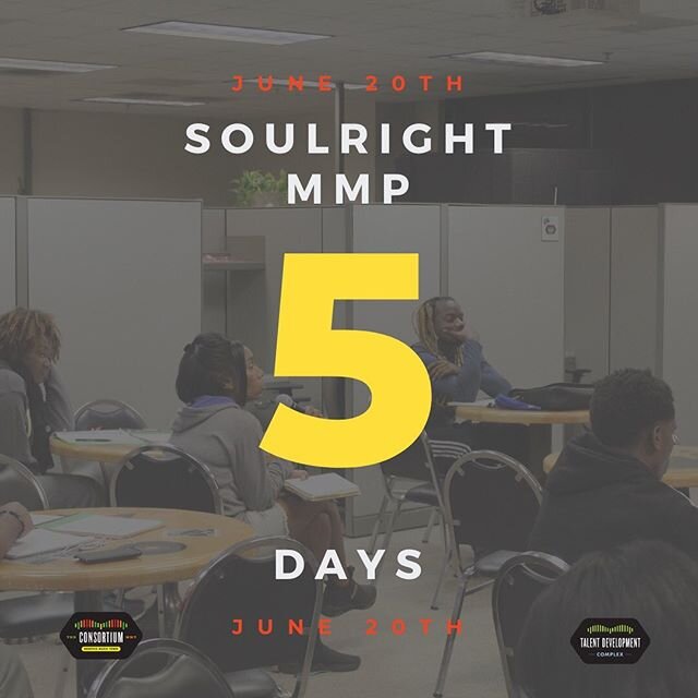 Just 5 More Days until the application deadline for our Music Mentorship Program. Don't miss out on an opportunity to be developed as a songwriter, record producer, or an artist!
+
+
+
 #memphistalent #REDOMemphisMusic #ConsortiumMMT #newtalent #sing
