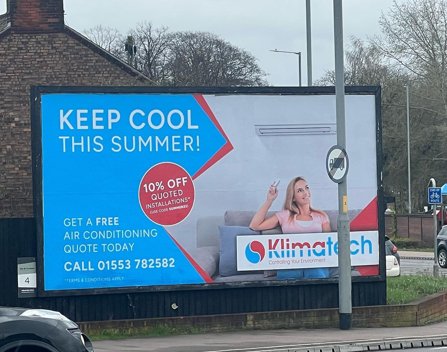 Our new Billboard is up at Southgates Roundabout!!