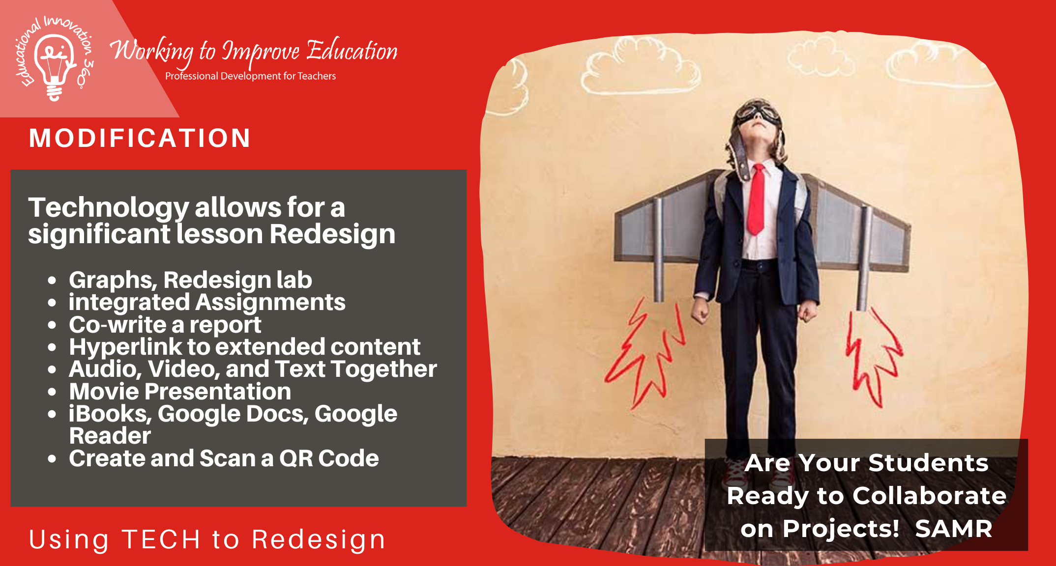 How Are Teachers Transforming Their Classrooms Through Modification: SAMR