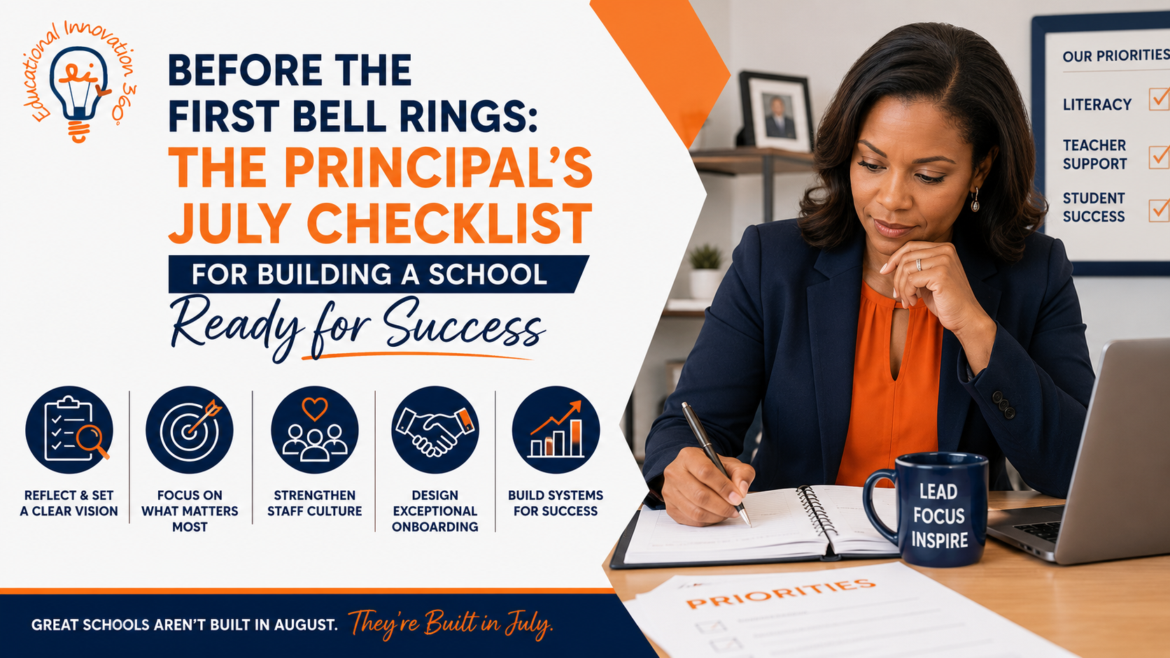 Before the First Bell Rings: The Principal's July Checklist for Building a School Ready for Success