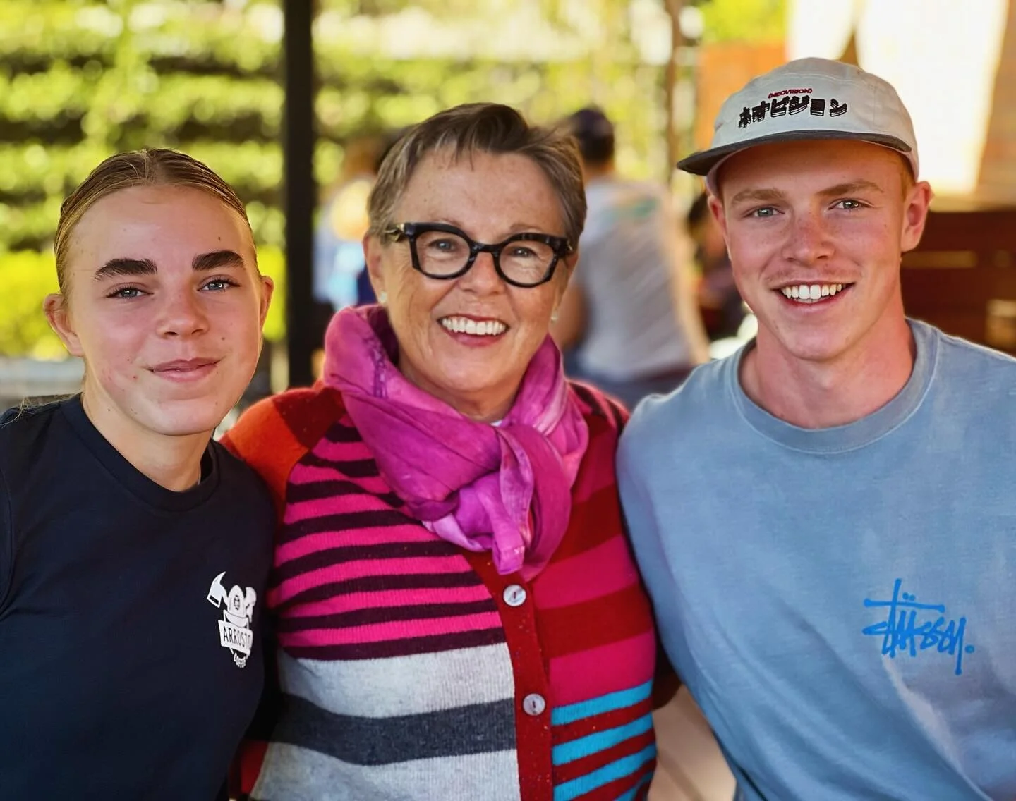 On my recent family trip back to South Australia 🇦🇺here with my great-neice Emme and great-nephew @ollie__lang Such talented, likable and well-mannered kids. Wonderful to connect across generations. Photo: @jlee_lang💕 #greatneice #greatnephew #fam