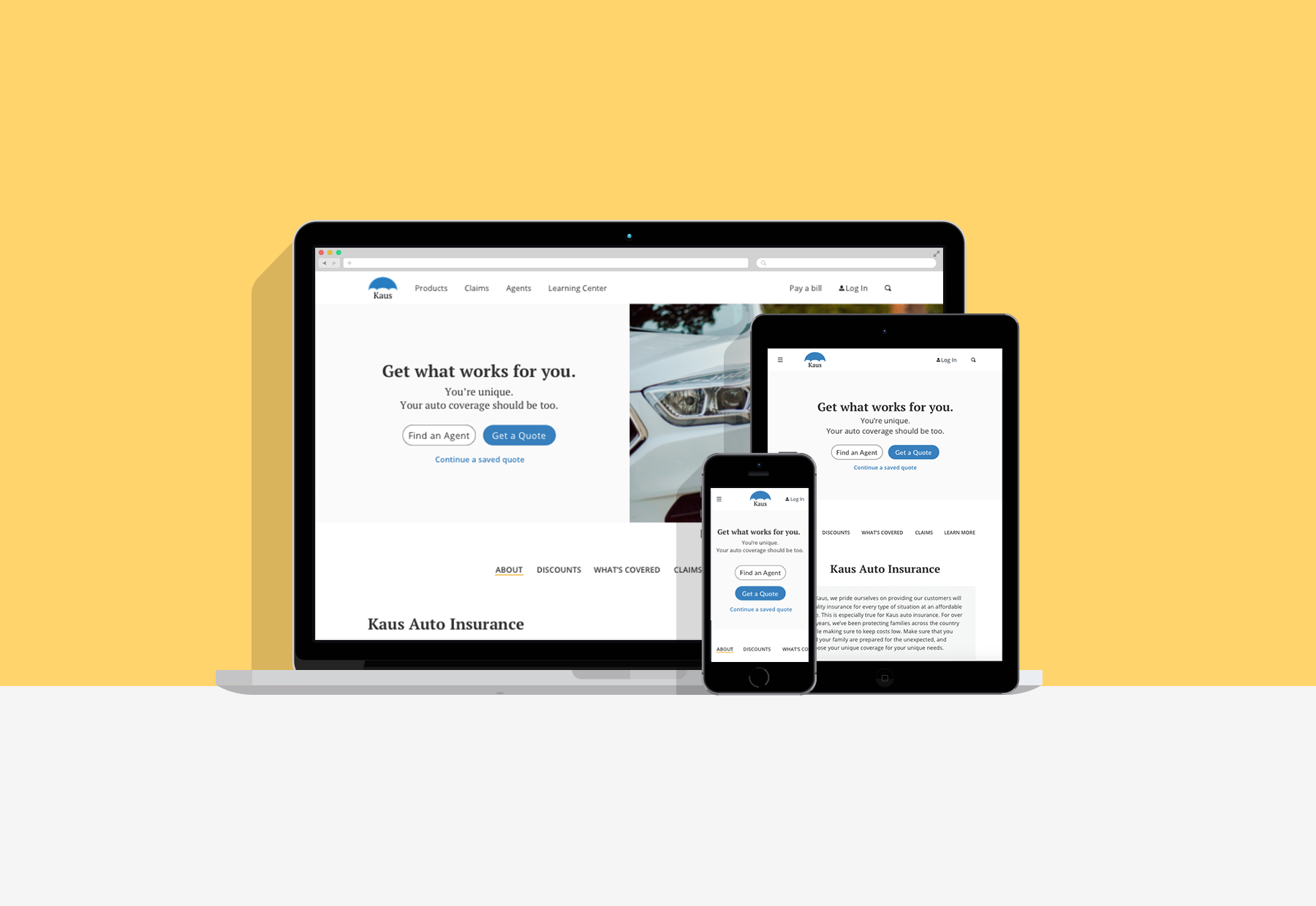 Kaus: Simplifying Insurance — Megan Creighton, UX Designer