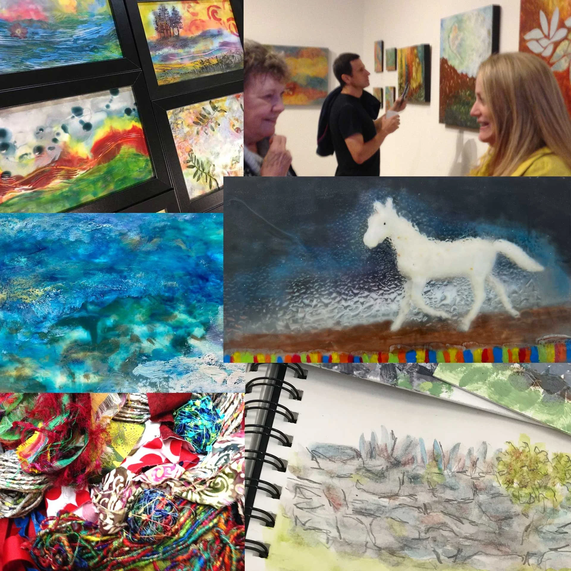 Linda Robertson Arts Encaustic Artist and Instructor